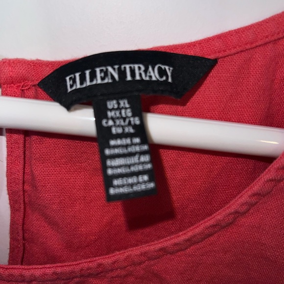 Ellen Tracy Fuchsia Top - Picture 4 of 6